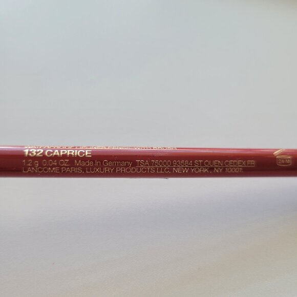 Lancome Le Lip Liner Waterproof Pencil with Brush #132 CAPRICE New with Box - Picture 6 of 8